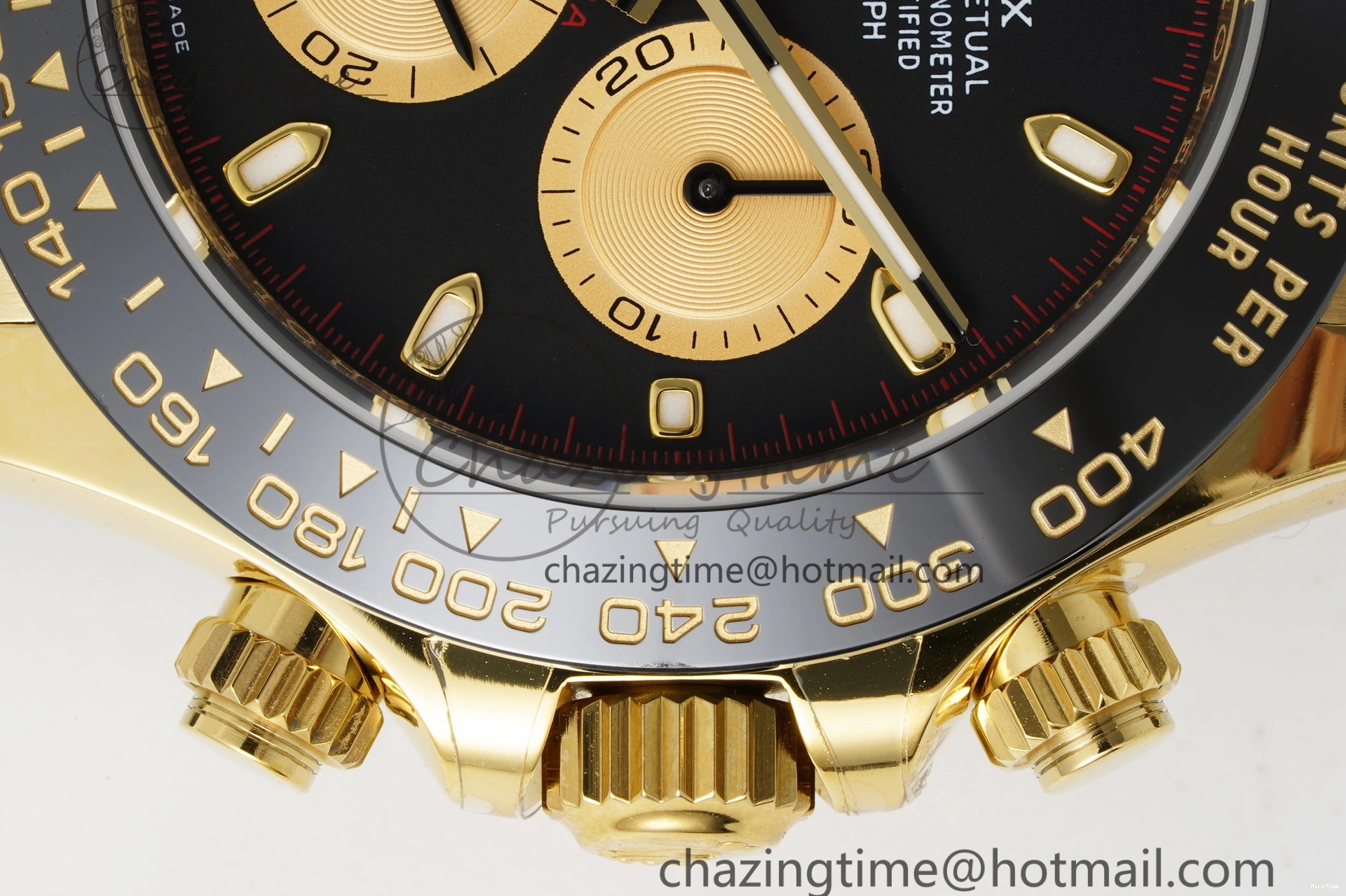 MiroTime 0429 Daytona 116518 BTF 1:1 Best Edition Paul Newman Black YG Dial on Oysterflex Rubber Strap SA4130 V Modern 2259